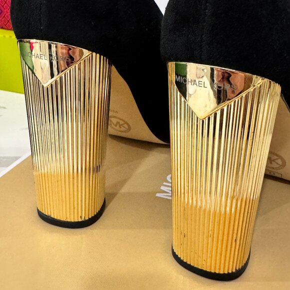 MICHAEL KORS Black Suede Paloma Pump - Picture 9 of 12